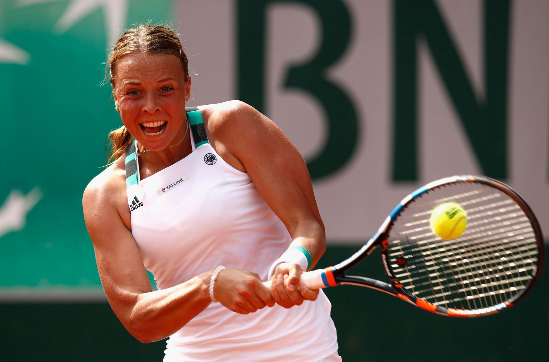 Anett Kontaveit at the 2017 French Open